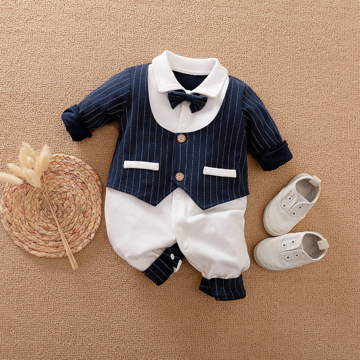Discover the Perfect Gentleman Baby Long Sleeve Jumpsuit Outfit