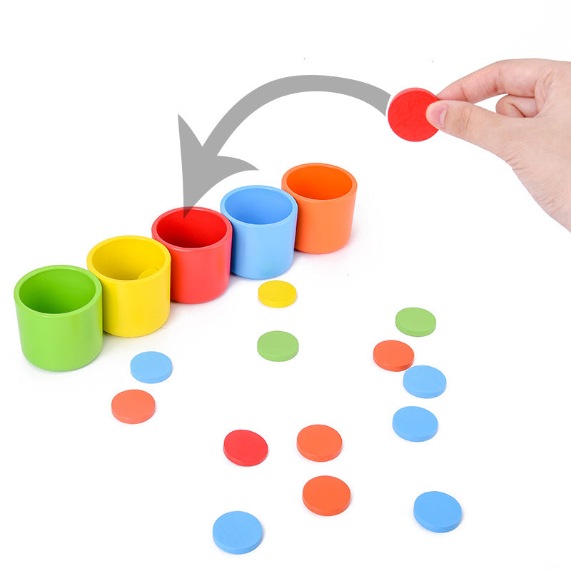 Baby Color Sorting Cups Educational Toy