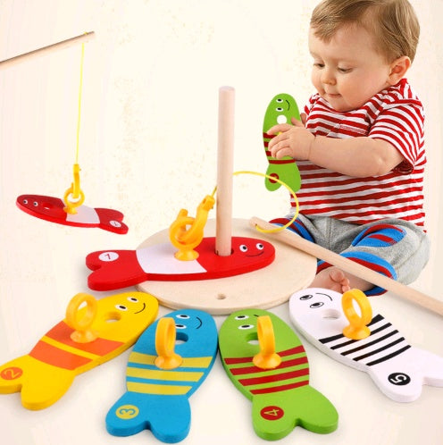 Wooden Fishing Educational Toy For Early Childhood