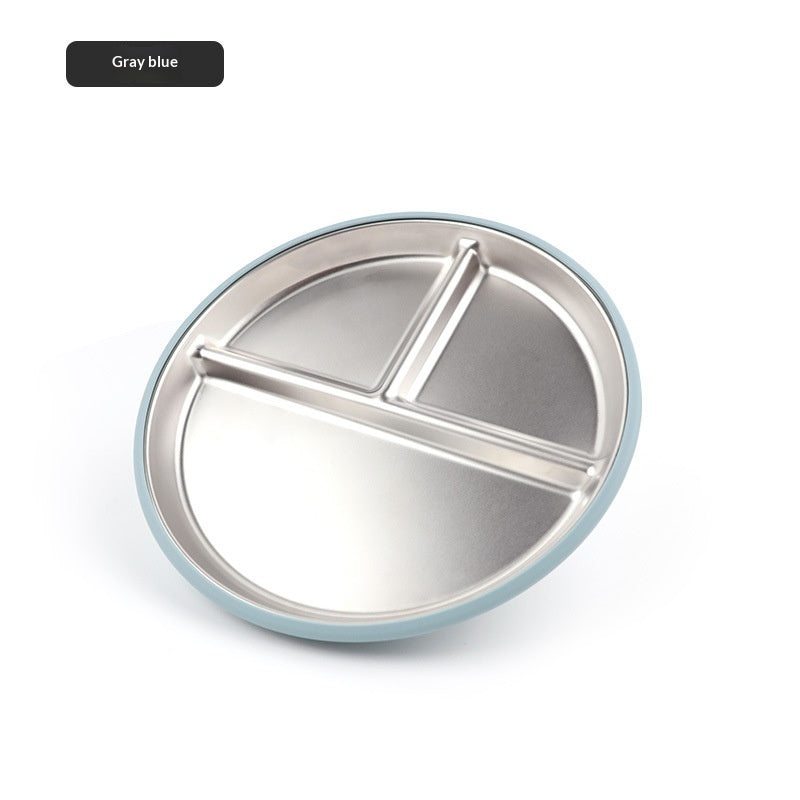 Stainless Steel Silicone Baby Feeding Set