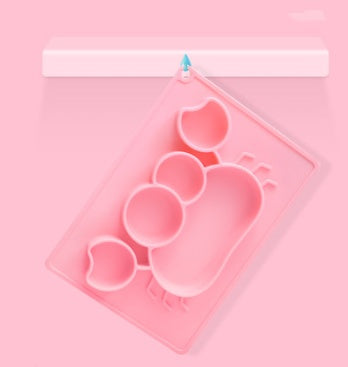 Baby Silicone Suction Feeding Bowl Cartoon Design
