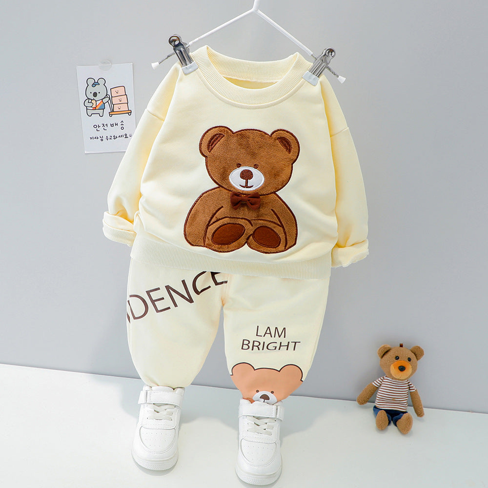 Baby Round Neck Two-Piece Outfit Set