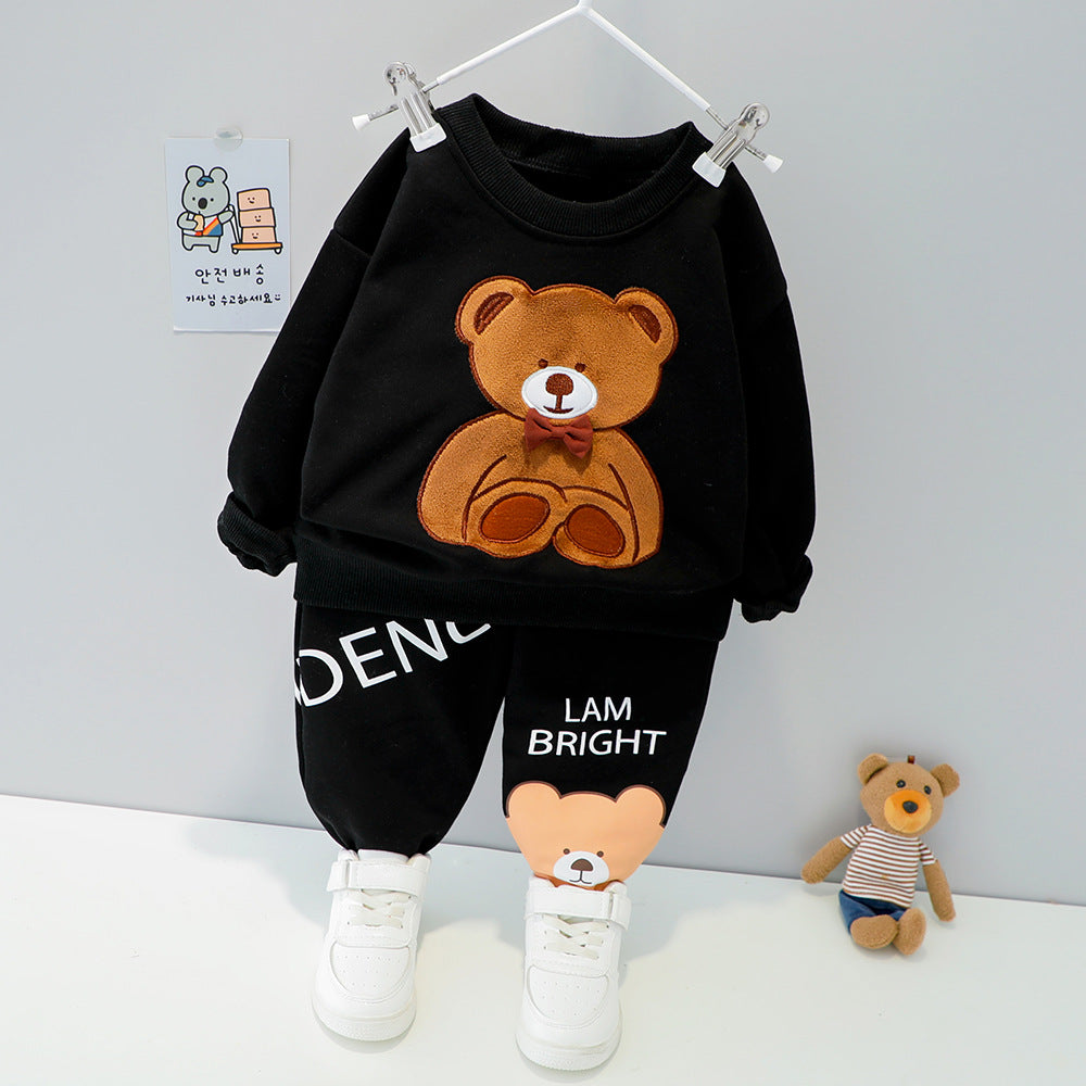 Baby Round Neck Two-Piece Outfit Set