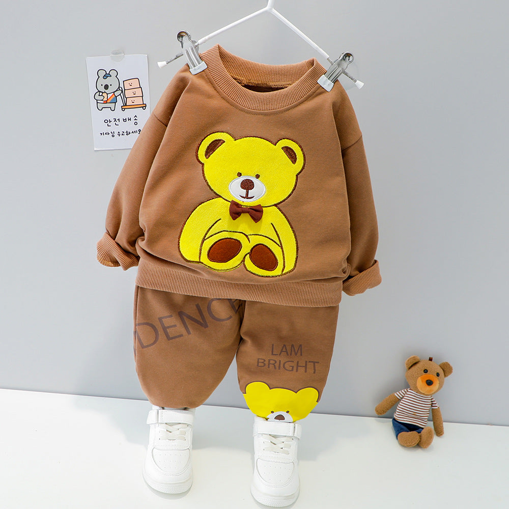 Baby Round Neck Two-Piece Outfit Set