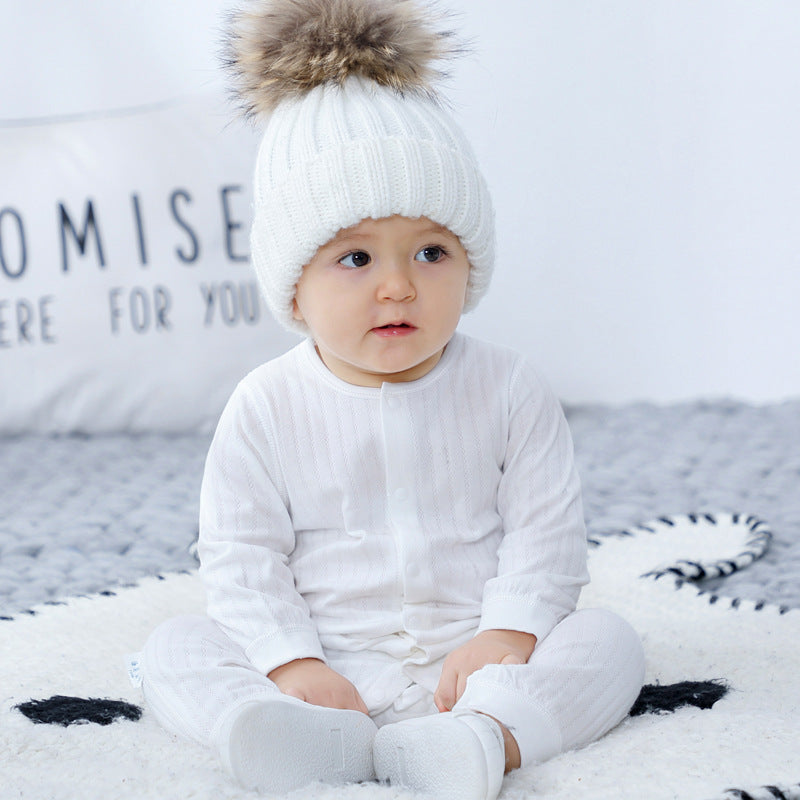 Baby Cotton Onesies Spring Autumn Pajamas