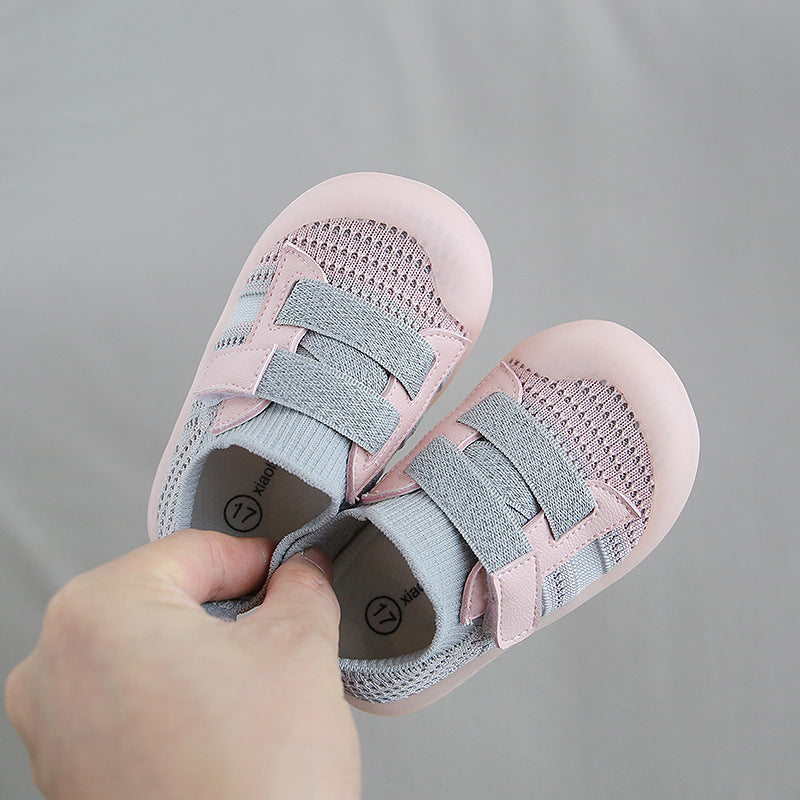 Baby Jelly Bottom Velcro Toddler Shoes