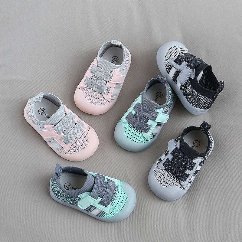 Baby Jelly Bottom Velcro Toddler Shoes