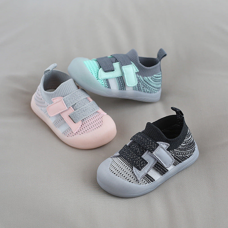 Baby Jelly Bottom Velcro Toddler Shoes