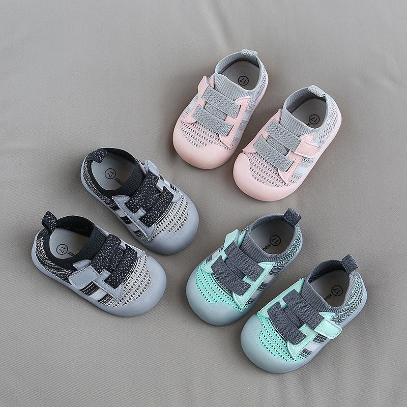 Baby Jelly Bottom Velcro Toddler Shoes