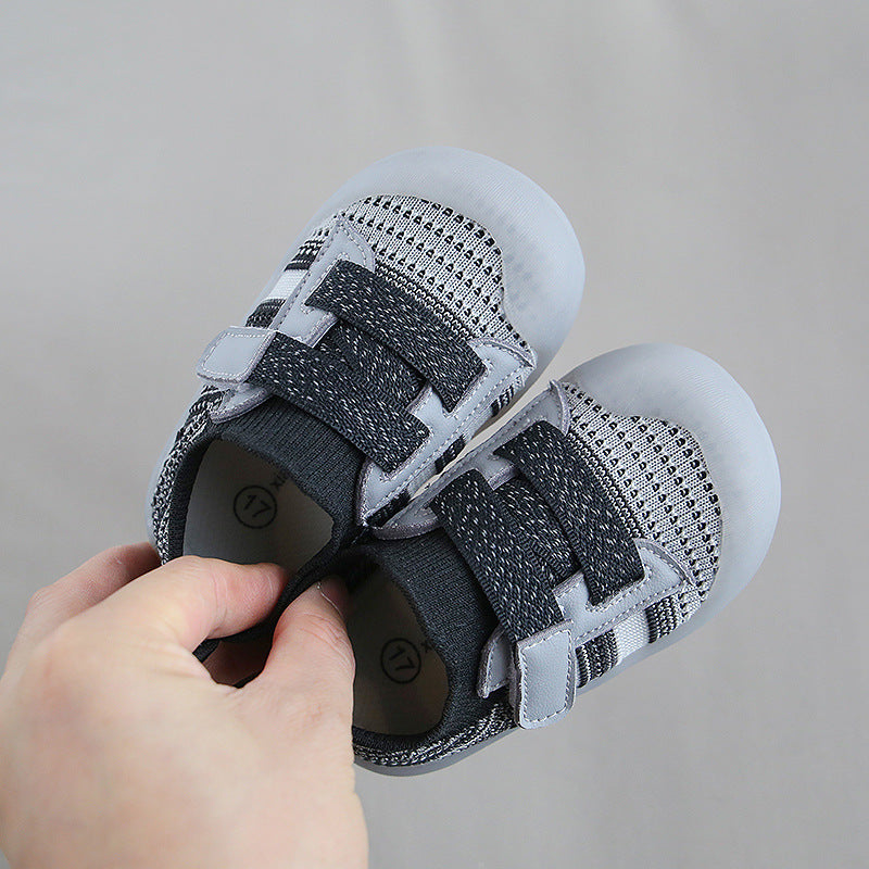 Baby Jelly Bottom Velcro Toddler Shoes