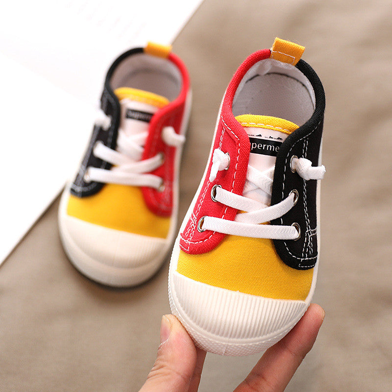 Children Canvas Indoor Cloth Shoes