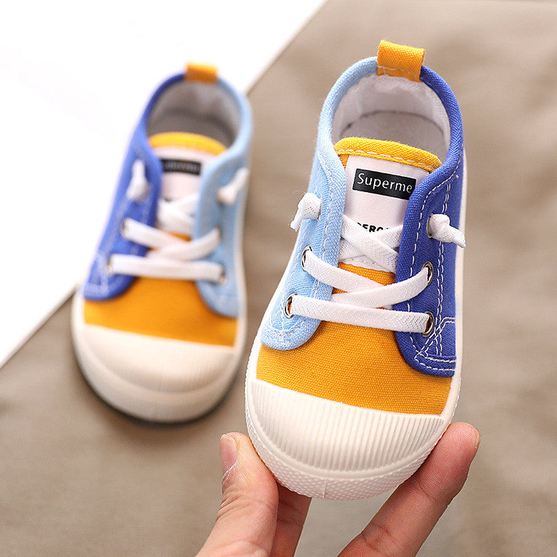 Children Canvas Indoor Cloth Shoes