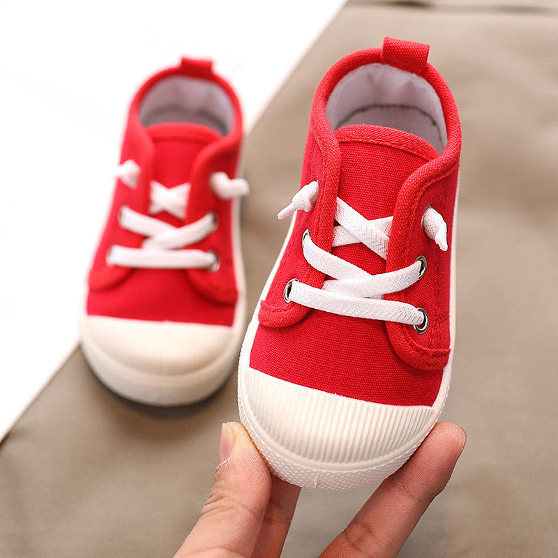 Children Canvas Indoor Cloth Shoes