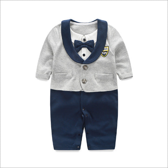 Gentleman Baby Long Sleeve Jumpsuit Outfit