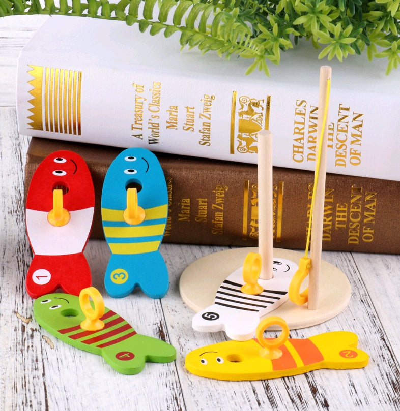 Wooden Fishing Educational Toy For Early Childhood