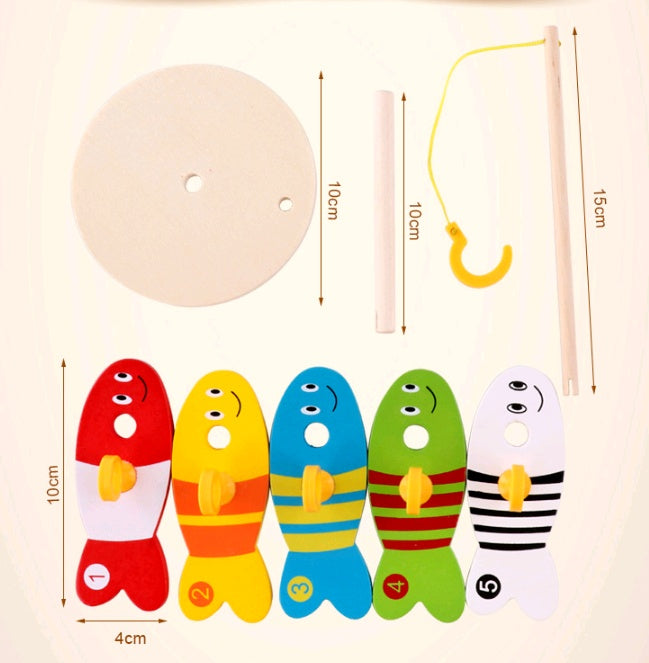 Wooden Fishing Educational Toy For Early Childhood