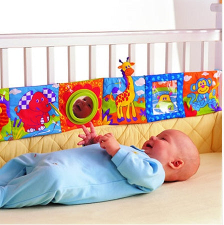 Baby Cloth Book Colorful Bed Bumper Educational Toy