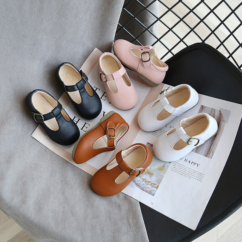 Children Pea Shoes Versatile Baby Single Shoes