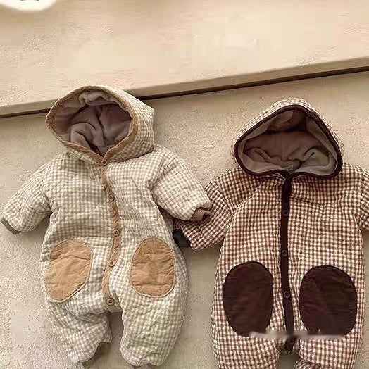 Baby Cotton Padded Jumpsuit Romper