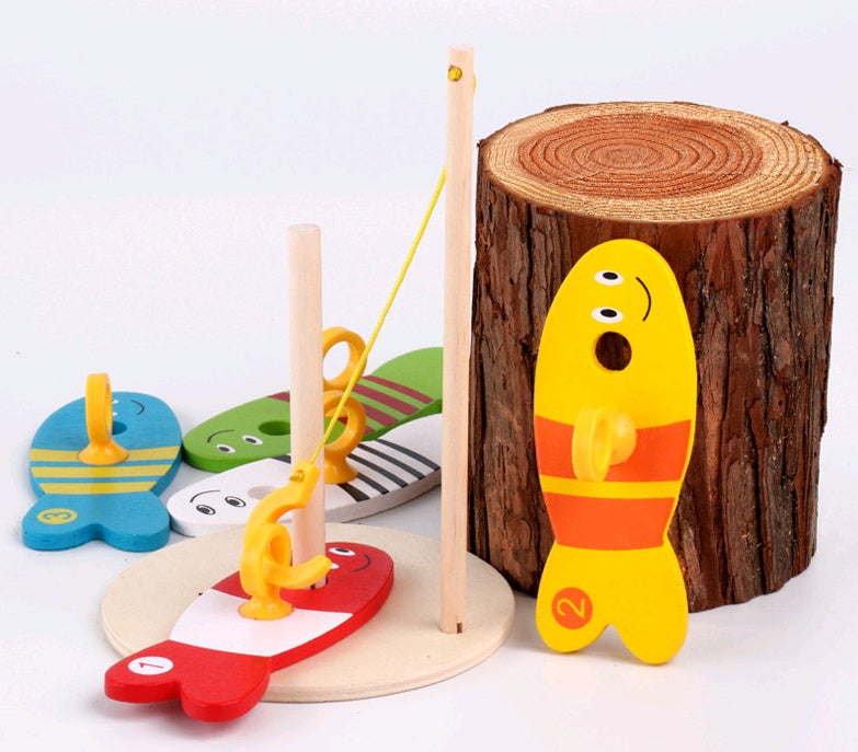 Wooden Fishing Educational Toy For Early Childhood