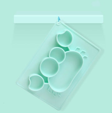 Baby Silicone Suction Feeding Bowl Cartoon Design