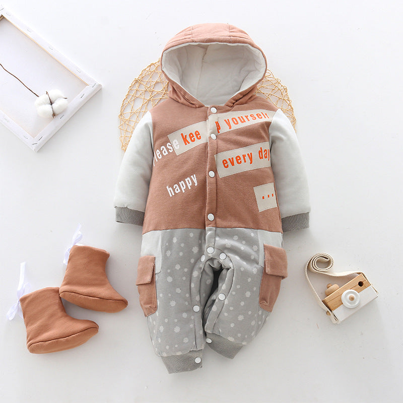 Baby Autumn Winter Thickened Onesies