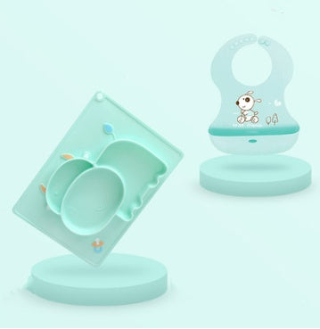Baby Silicone Suction Feeding Bowl Cartoon Design
