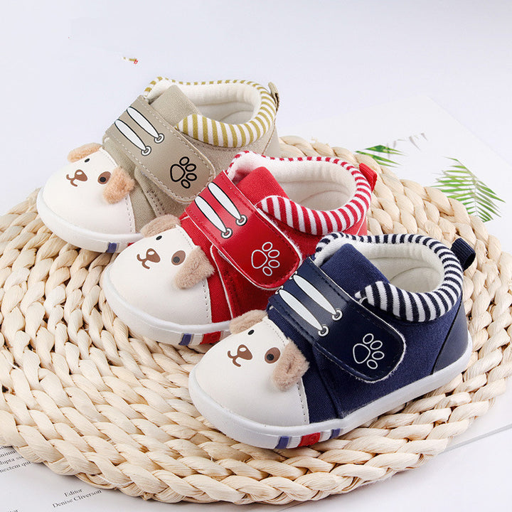 Baby Cartoon Non-Slip Toe Cap Toddler Shoes