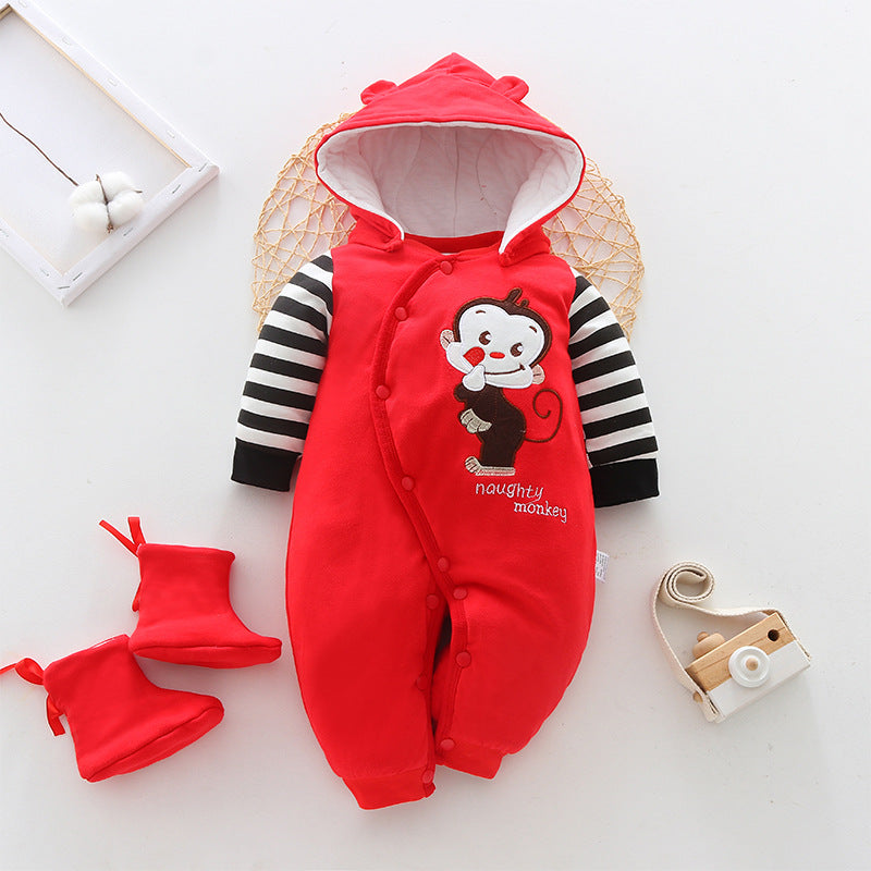 Baby Autumn Winter Thickened Onesies
