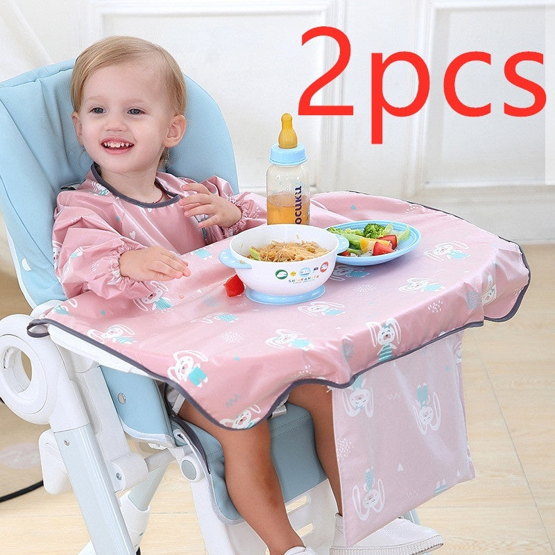 Baby Feeding Bib Apron Cover Gown