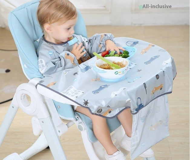 Baby Feeding Bib Apron Cover Gown