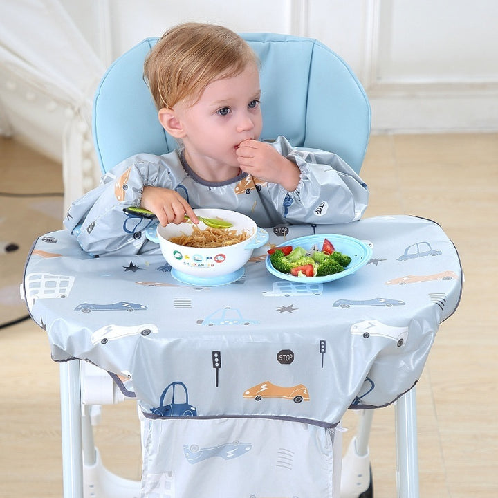 Baby Feeding Bib Apron Cover Gown