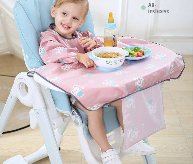 Baby Feeding Bib Apron Cover Gown