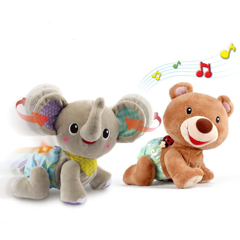 Learn To Crawl Boo Bear Baby Crawling Toy