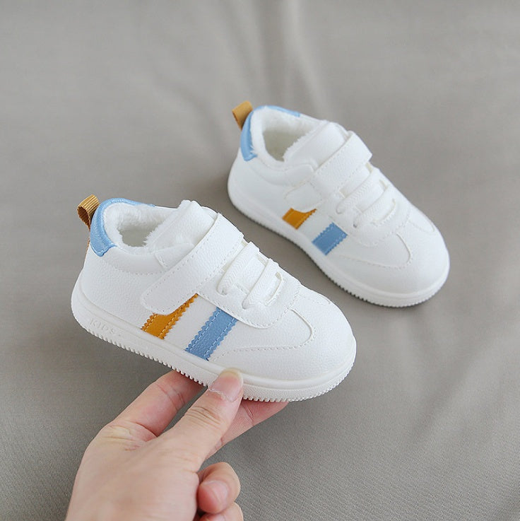 Baby Velcro Little White Shoes