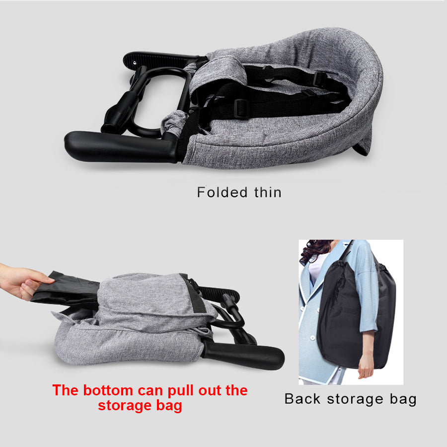 Portable Baby High Chair Seat With Safety Belt