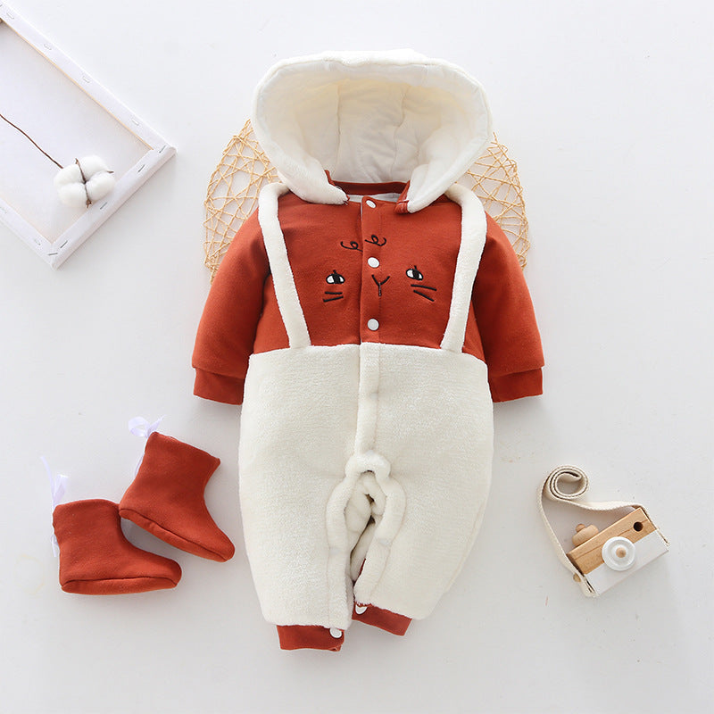 Baby Autumn Winter Thickened Onesies