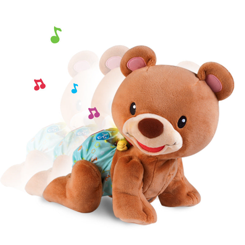 Learn To Crawl Boo Bear Baby Crawling Toy