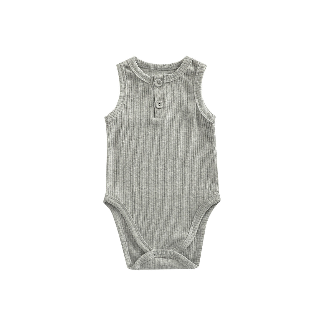 Sunken Stripe Cotton Baby Girl Romper Vest