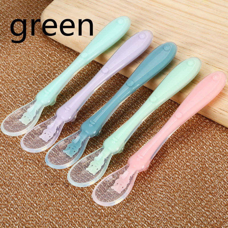 Baby Silicone Feeding Spoon Tableware