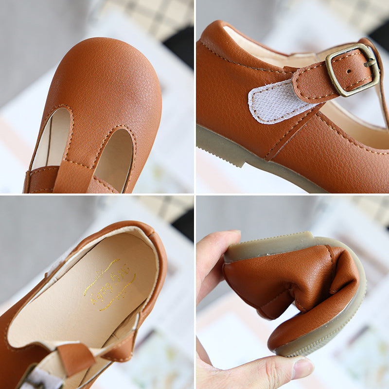 Children Pea Shoes Versatile Baby Single Shoes