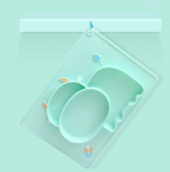 Baby Silicone Suction Feeding Bowl Cartoon Design