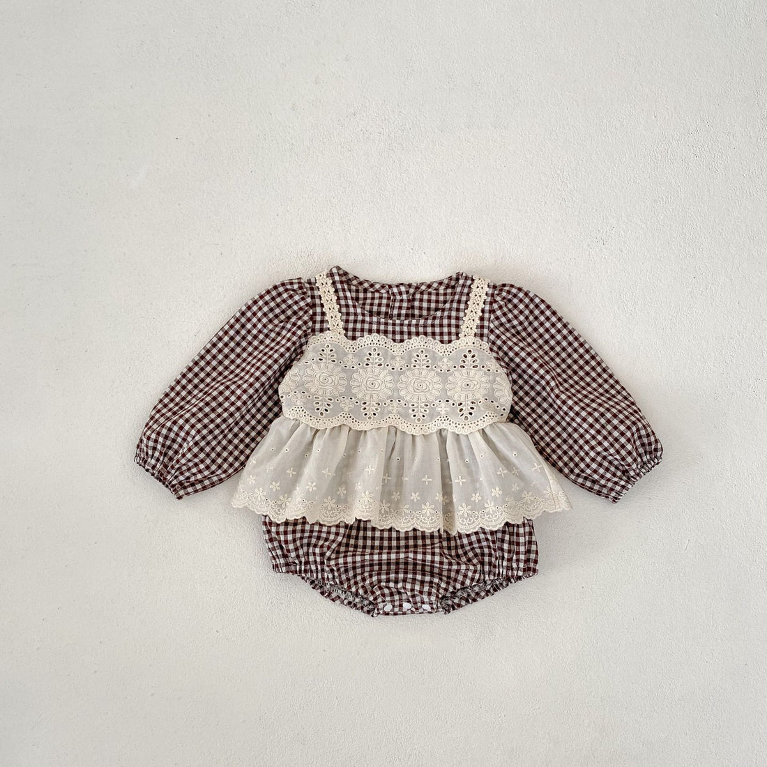 Baby Girl Lace Triangle Romper Dress