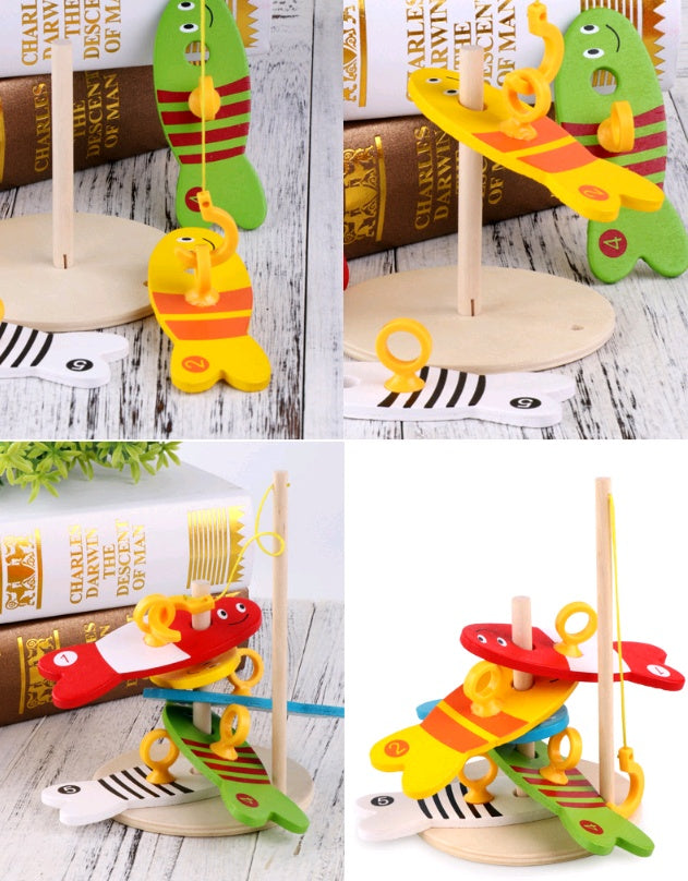 Wooden Fishing Educational Toy For Early Childhood