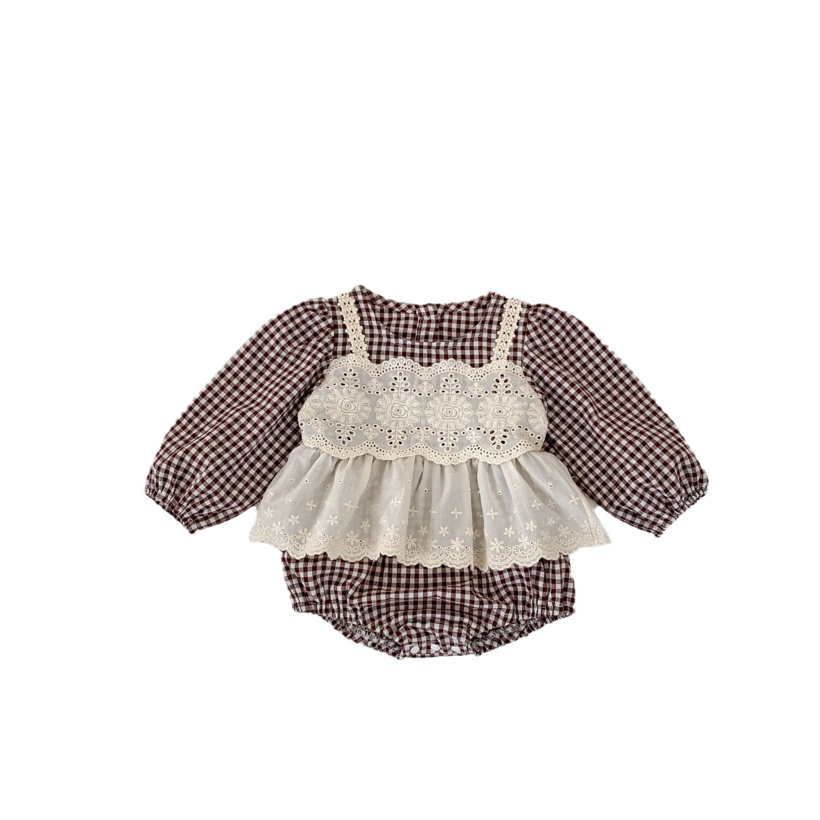 Baby Girl Lace Triangle Romper Dress