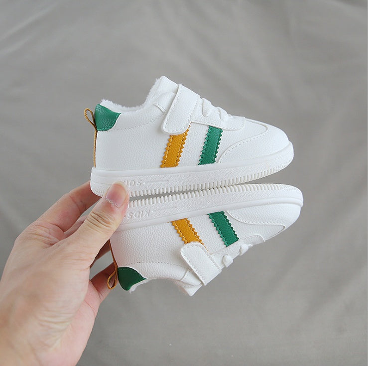 Baby Velcro Little White Shoes