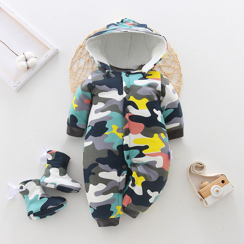 Baby Autumn Winter Thickened Onesies