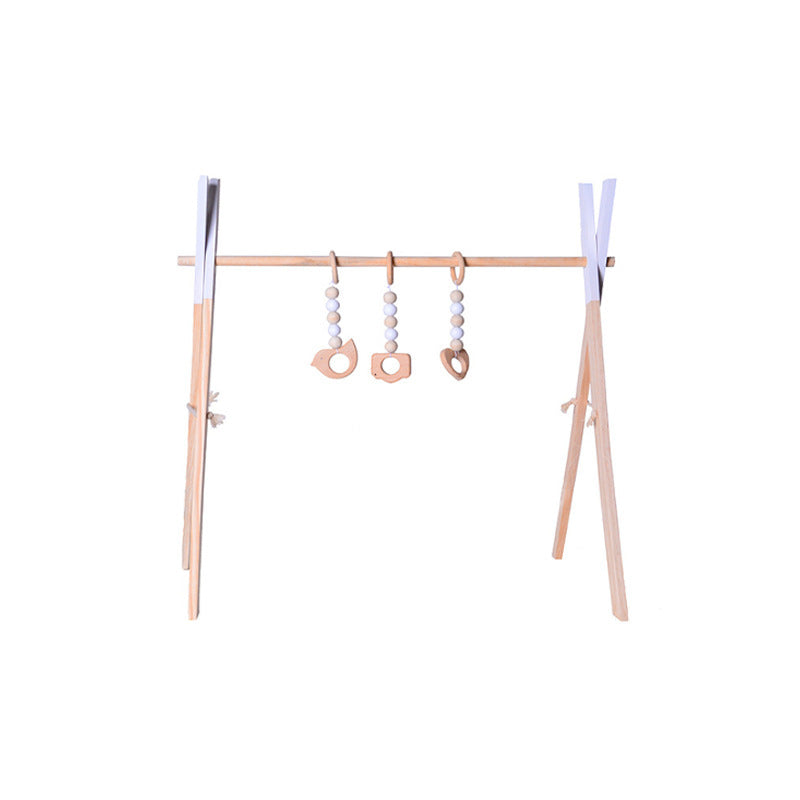 Wooden Baby Fitness Frame Educational Toy Gym