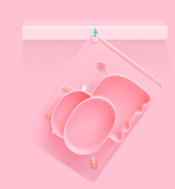 Baby Silicone Suction Feeding Bowl Cartoon Design