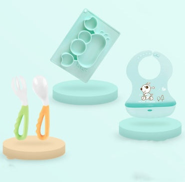 Baby Silicone Suction Feeding Bowl Cartoon Design